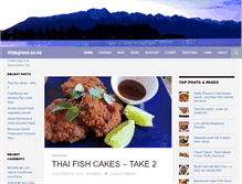 Tablet Screenshot of 45degrees.co.nz